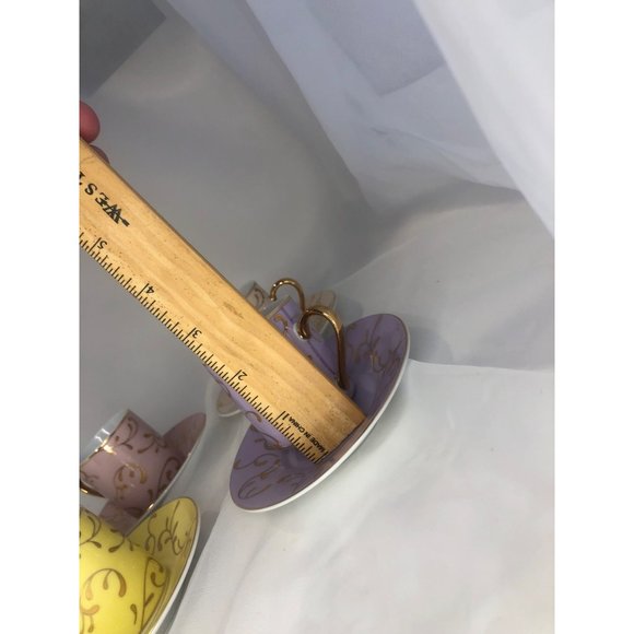 Classic Coffee & Tea China in Pastels and Gold Trim - Picture 3 of 8